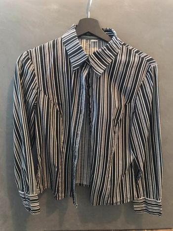 Chemise rayées blanche et noir