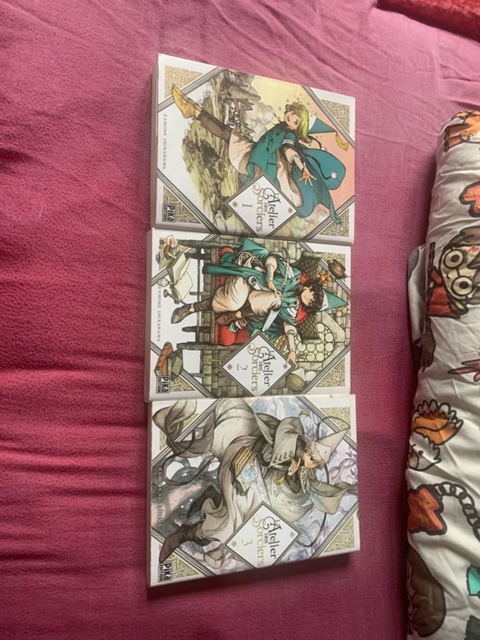 Lot manga l’atelier des sorciers