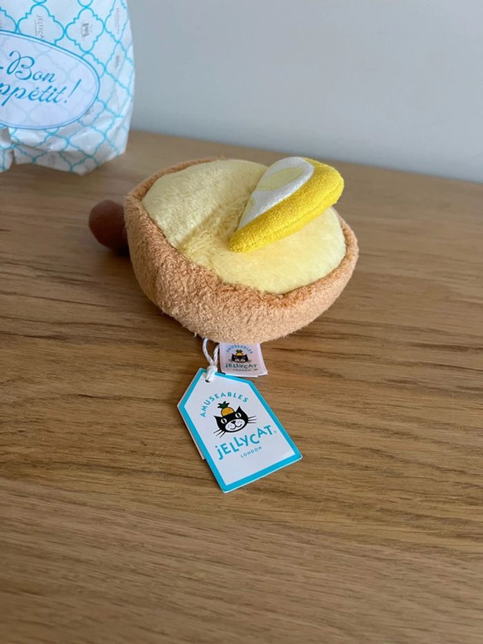 Peluche pâtisserie Jellycat tarte au citron - photo numéro 3