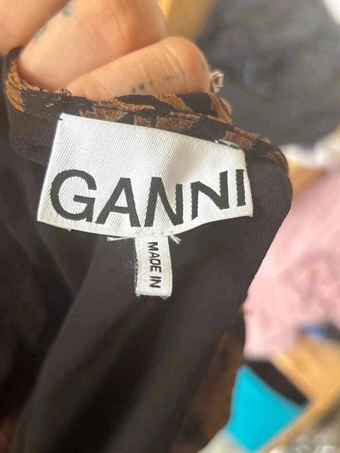 Robe taille 36 motif léopard marque ganni - photo numéro 6