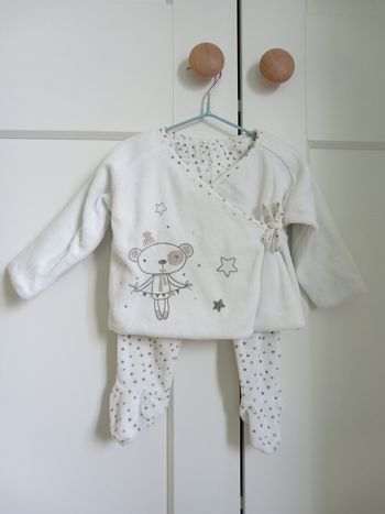 Pyjama 2 pièces en velours