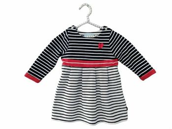 12 mois bébé fille robe manche longue obaibi Okaïdi