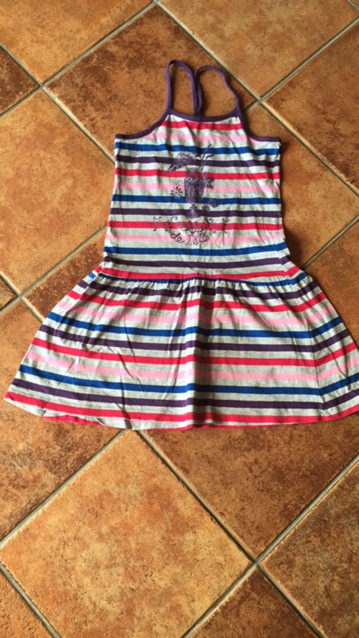 Robe d été sergent major 6 ans avec foulard à sorti taille unique - photo numéro 2