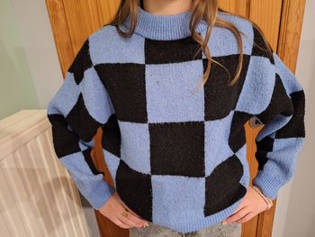 Pull à carreaux jbc