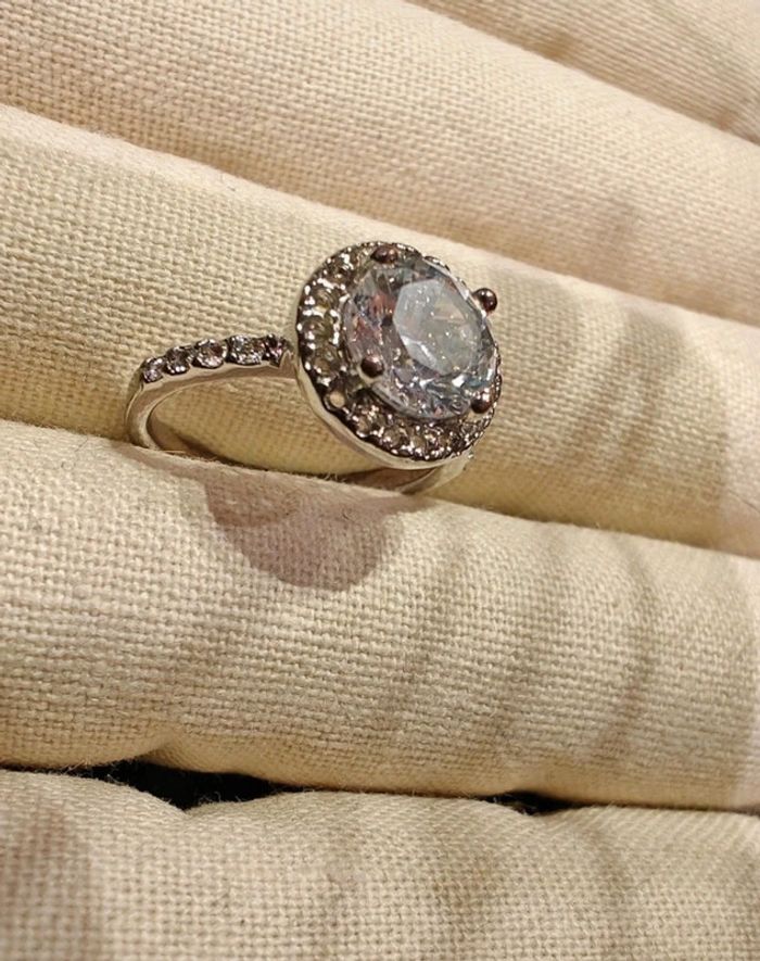 Bague fantaisie argentée - photo numéro 3