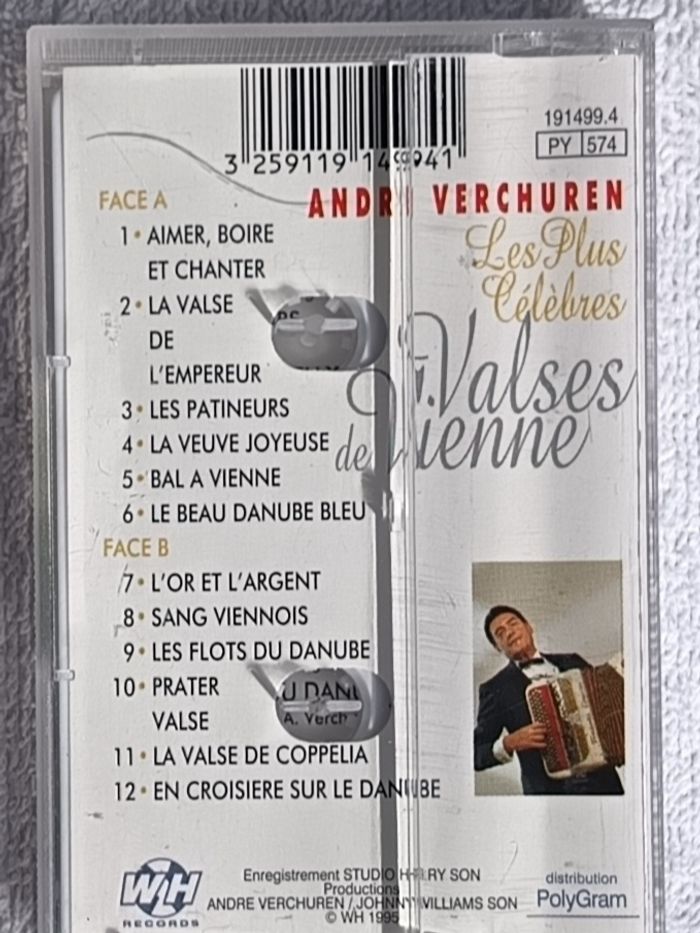 cassette audio Valse de Vienne André Verchuren - photo numéro 3