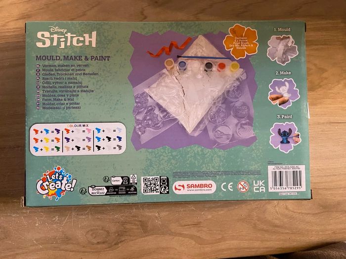 Kit créatif plâtre stitch disney - photo numéro 2