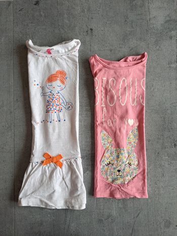 2 tee-shirts MC 5ans