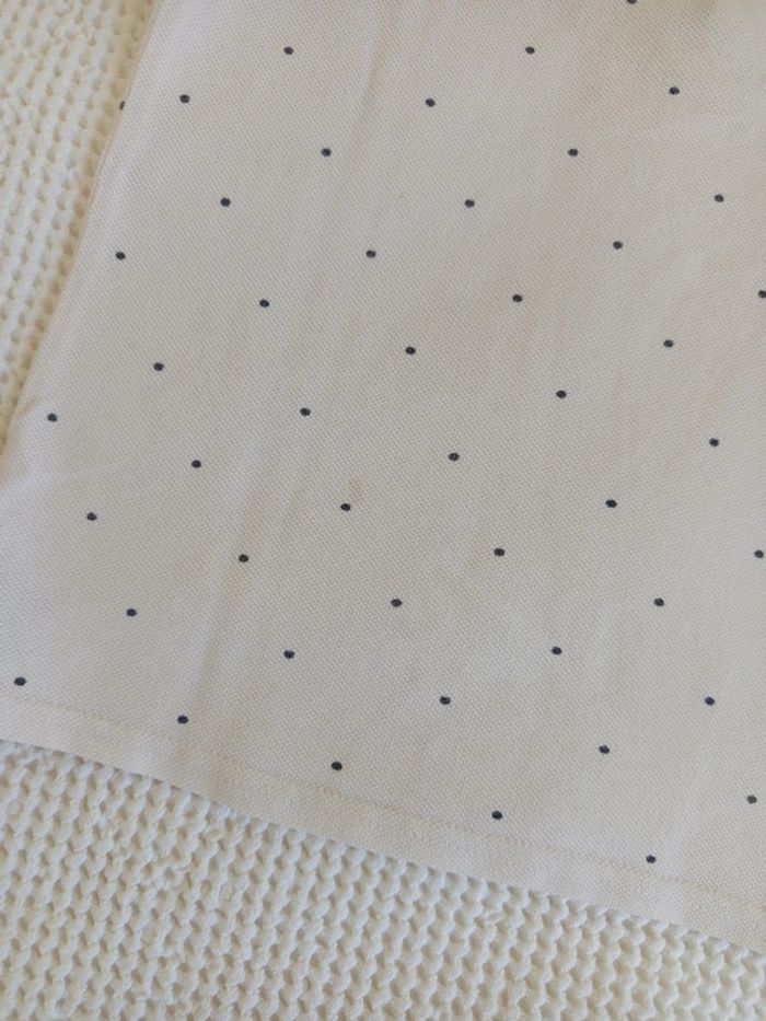 Polo en coton blanc à pois Mango Kids 5 / 6 ans - photo numéro 6