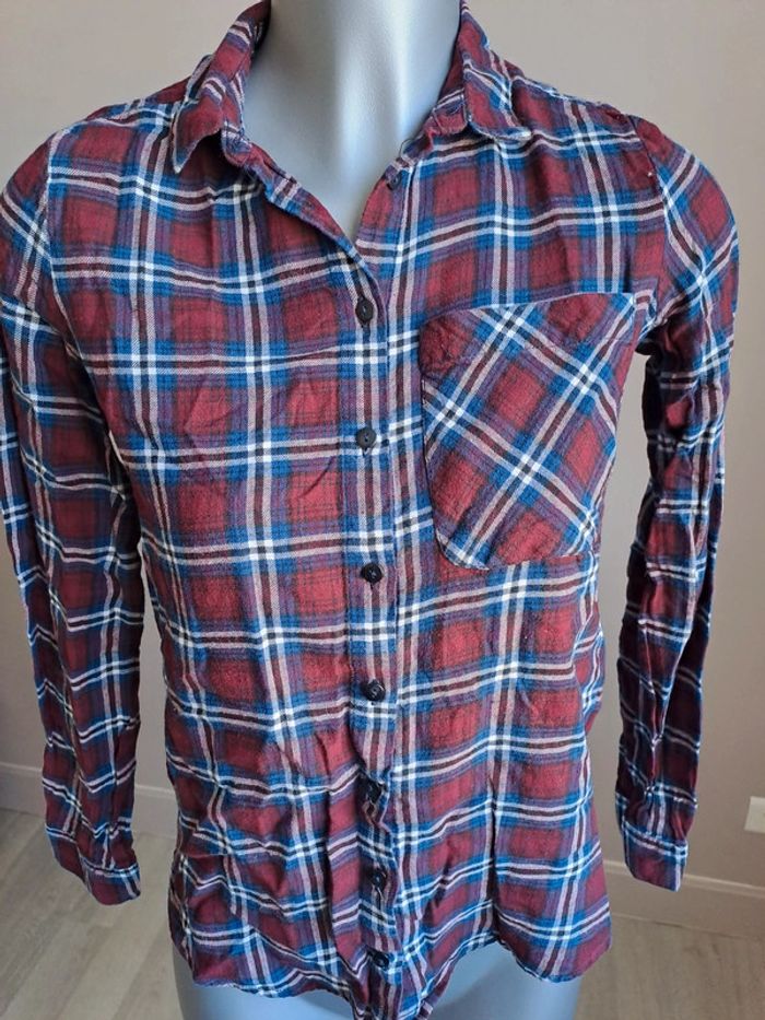 Chemise carreaux femme