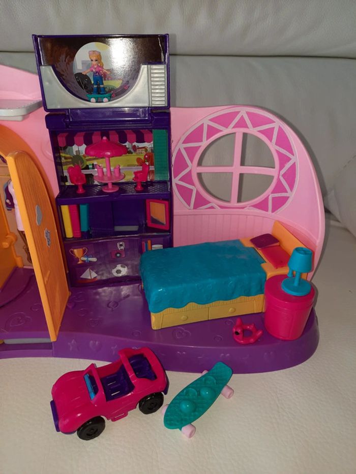La chambre métamorphose Polly Pocket avec 1 grande figurine et 1 mini figurine - photo numéro 4