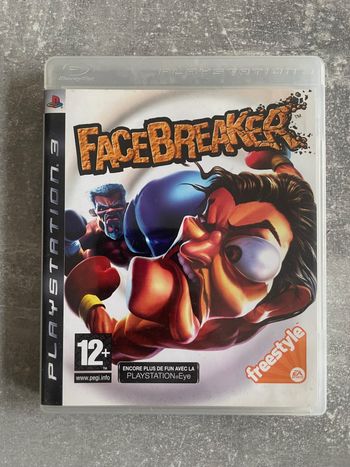 Jeu pour Sony PS3, Facebreaker en français.