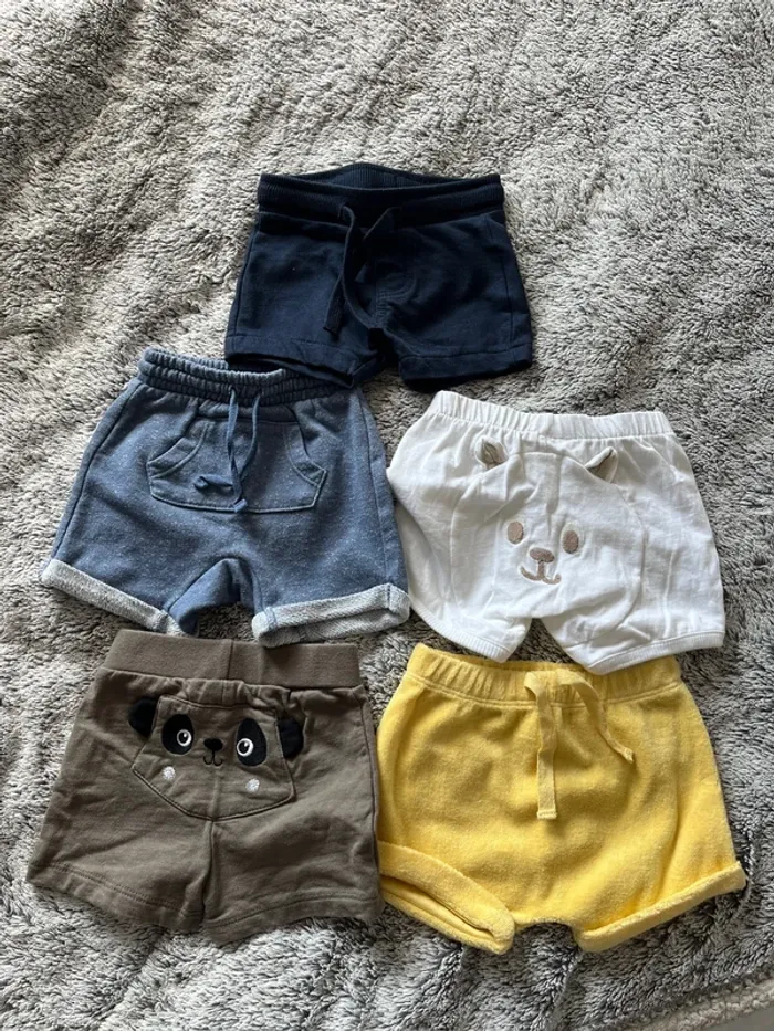 Lot short bebe 3 mois