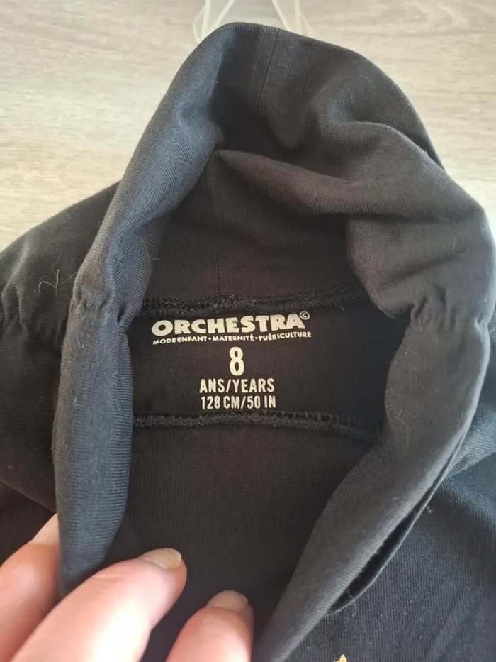 T-shirt sous pull orchestra taille 8 ans - photo numéro 3