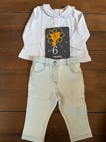 Ensemble bebe fille taille 6 mois