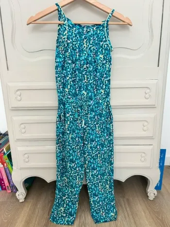 Superbe combinaison pantalon bleu et doré Catimini taille 8 ans