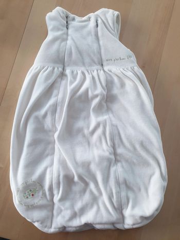 Gigoteuse turbulette naissance blanche p'tit bisou