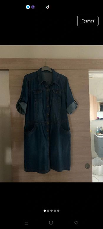 Robe en jean