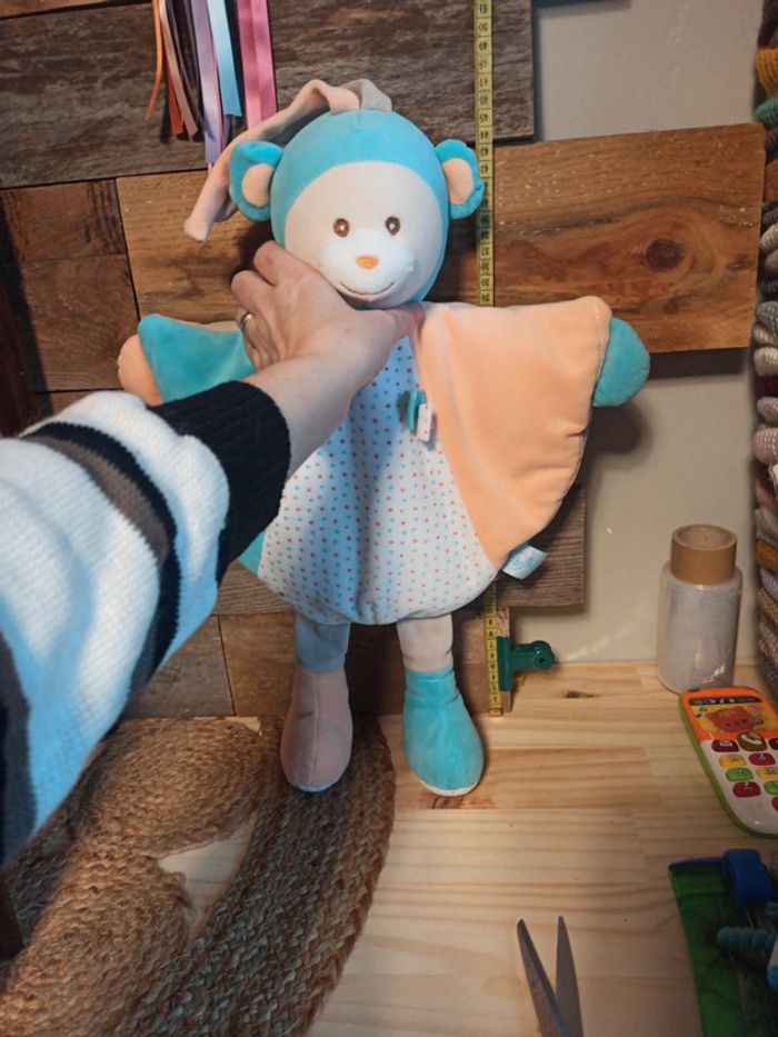 peluche range pyjama capucin baby nat tbe - photo numéro 7