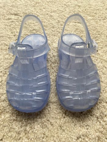 Sandales plastique transparentes 🌻