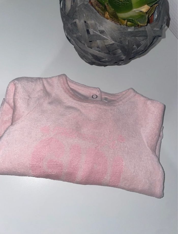 Pyjama velours dors bien - 1 mois