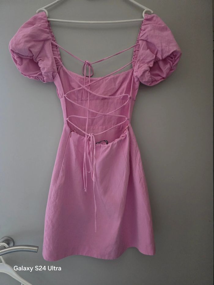 Robe rose - Zara - Taille XS - photo numéro 2