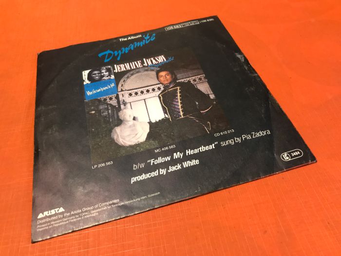 Vinyle 45 tours  Jermaine Jackson / Pia Zadora (1984) When the rain begins to fall - photo numéro 4