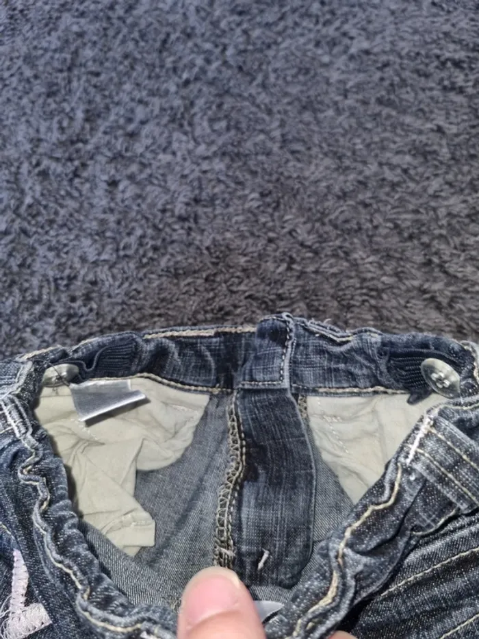 Short en jean bermuda C&A 5 ans 110 cm - photo numéro 5