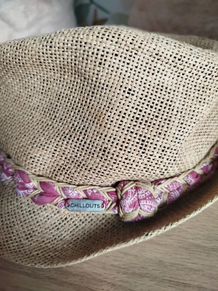 Chapeau de paille fille - photo numéro 2