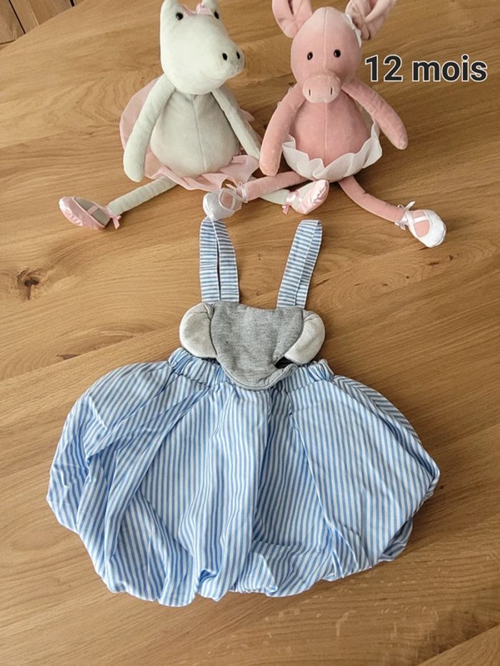 Salopette short 12 mois