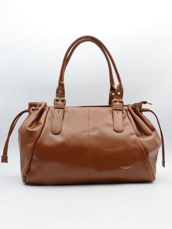 Grand sac cabas A4 craquelé Flora Co