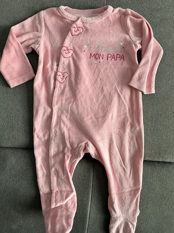 Pyjama velours 6 mois