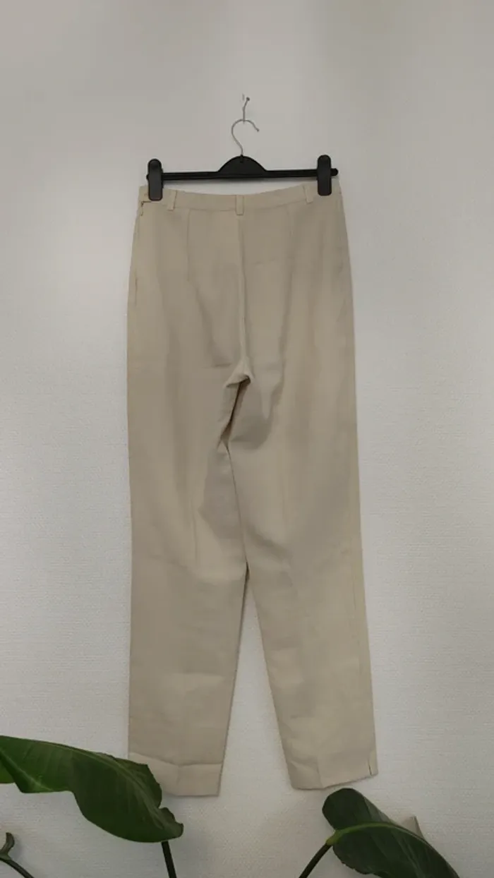 Pantalon cigarette vintage taille haute - photo numéro 3