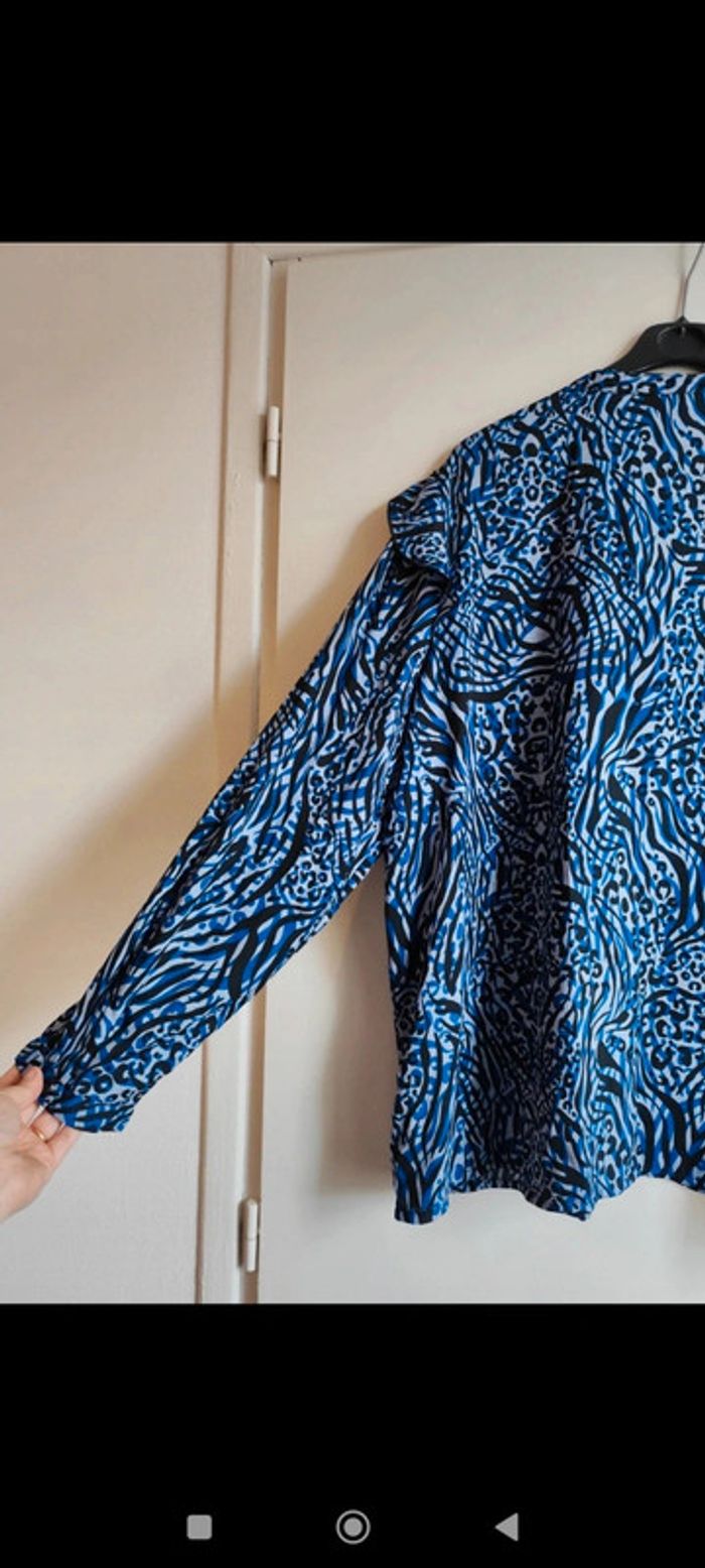 Chemise fluide motifs léopard taille 50 Si belle - photo numéro 4