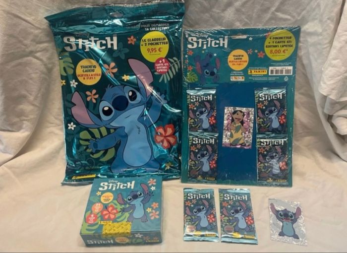 Maxi Kit panini cartes à collectionner STITCH