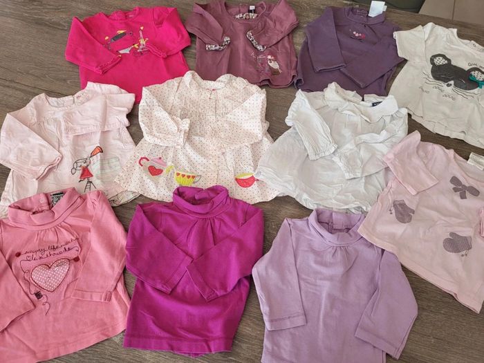 Lot tee-shirt manche longue