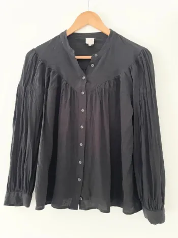 Blouse noire chic “Valene” Des Petits Hauts - Taille 0