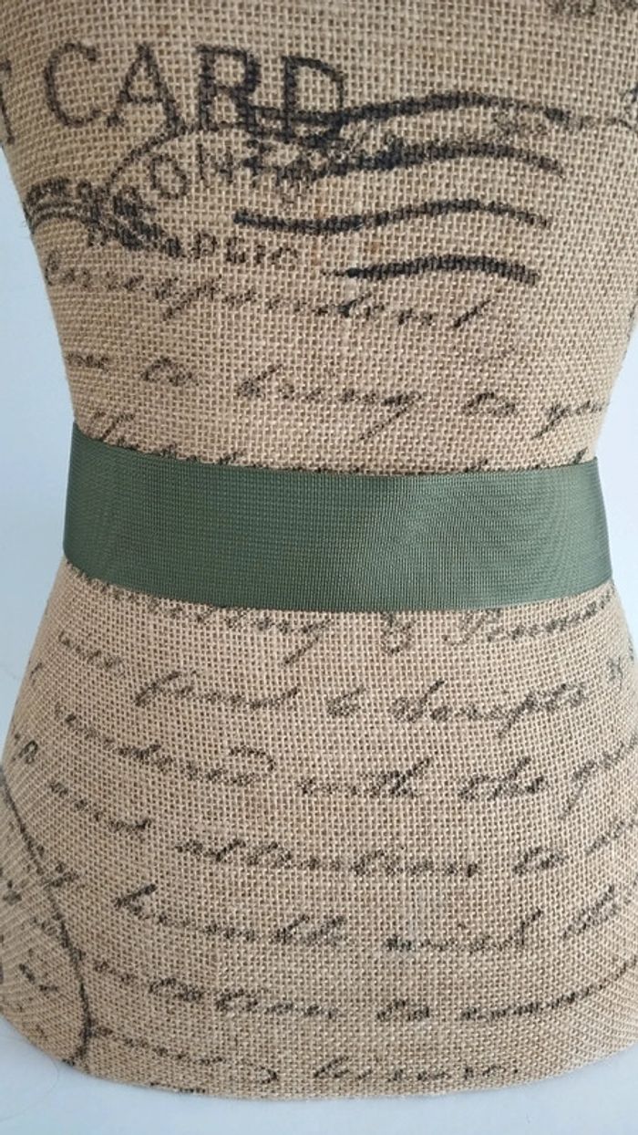 Ceinture verte kaki ajustable - photo numéro 9