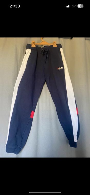 Pantalon bleu marine fila