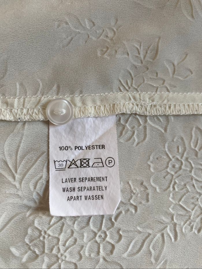 Joli chemisier fleuri crème 42 Bleu bonheur - photo numéro 4