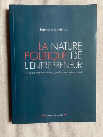 Livre la Nature politique de l’entrepreneur