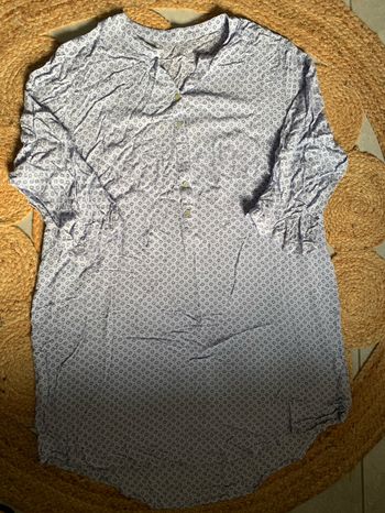 Tunique longue bleu ciel taille 40/42