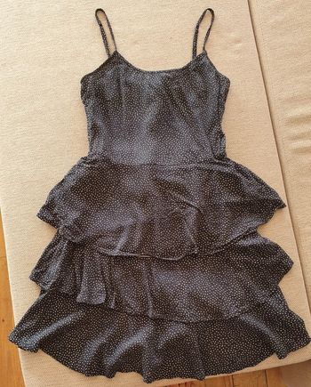 Robe d'été à pois H&M Divided (marine), S / 36 / 8