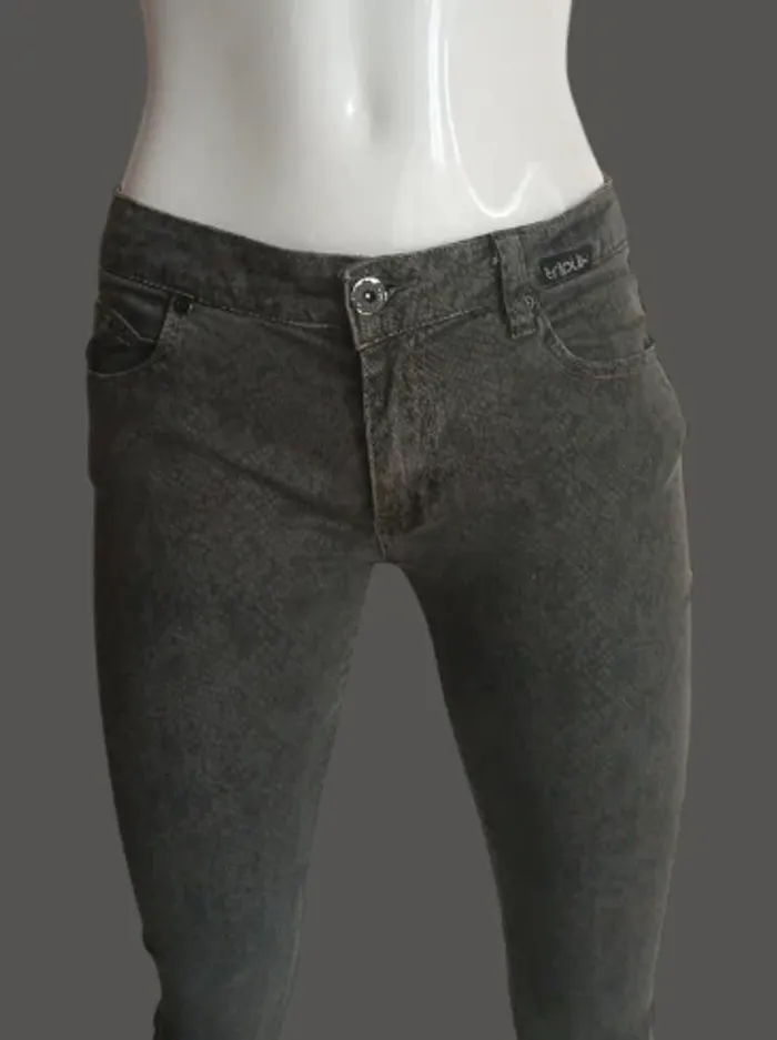 Jean motifs reptile serpent - photo numéro 2