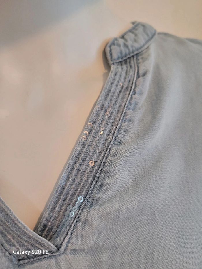 Tunique en jeans - photo numéro 3