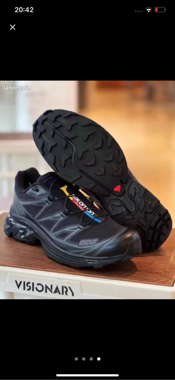 Basket Salomon XT-6 noir 44 - photo numéro 4
