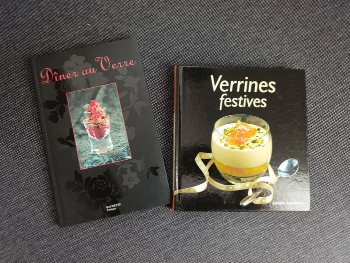 Lot de 2 Livres de recettes thème verrines - photo numéro 1