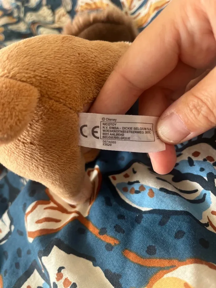 Peluche la belle et le clochard Disney - photo numéro 4