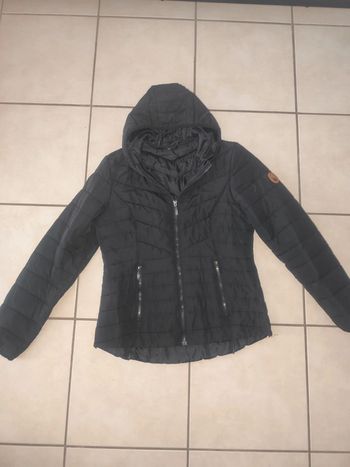 Doudoune femme courte noire