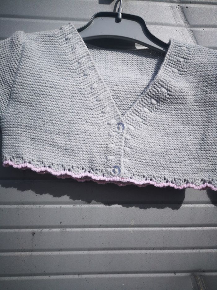 Gilet boléro laine